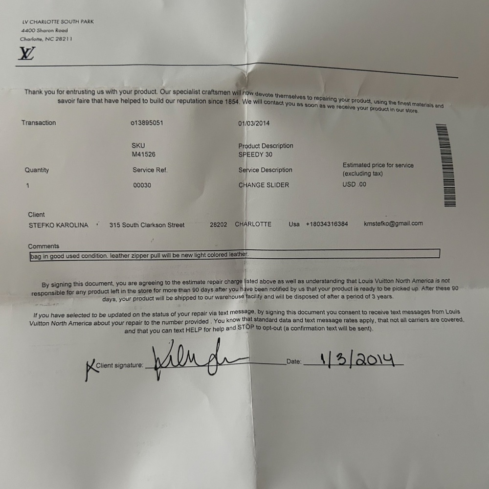 Authentic Lv Bag - image 3